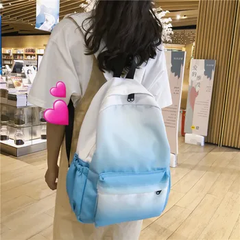 

2020 new schoolbag female student Han high school student ins wind backpack campus rucksack