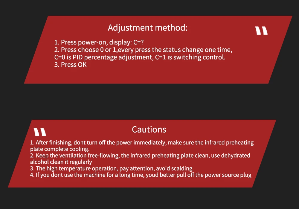 PUHUI T8280 Infrared High Power PID Intelligent Temperature Control Heating T-8280 PCB Preheating Thermostat Soldering Station 6