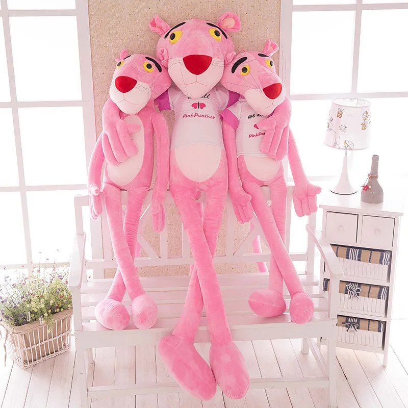 1 шт. 60-130 см Розовая пантера мягкая плюшевая игрушка большие куклы-Пантеры леопардовые плюшевые куклы для подростков очень мягкие хорошее качество