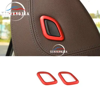 

For BMW X3 X4 G01 G02 18-19 2pcs Red Seat Headrest Adjust Button Frame Trim