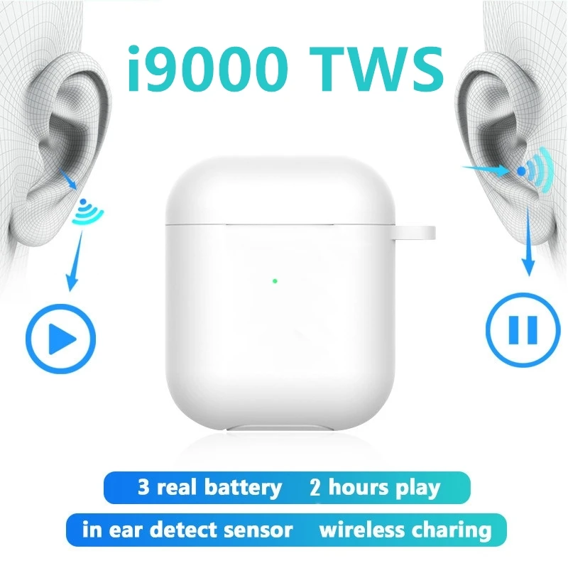 I9000 TWS Bluetooth 5,0, наушники, мини беспроводные наушники, спортивные наушники, гарнитура с зарядным устройством для xiaomi, для Iphone cuffie bluetooth fones de ouvido bluetooth yfeiybrb draadloze oordopjes