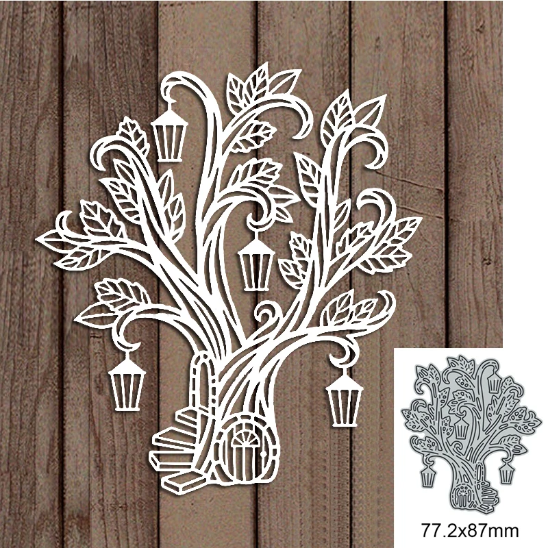 

Tree House Metal Cutting Dies For DIY Scrapbook Cutting Die Paper Cards Embossed Decorative Craft Die Cut New