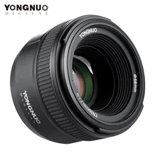 Объектив YONGNUO YN50mm F1.8 с большой апертурой AFAuto Focus объектив FX DX Полнокадровый объектив для Nikon D3300 D5100 D5200 D5300 DSLR Объектив камеры(China)