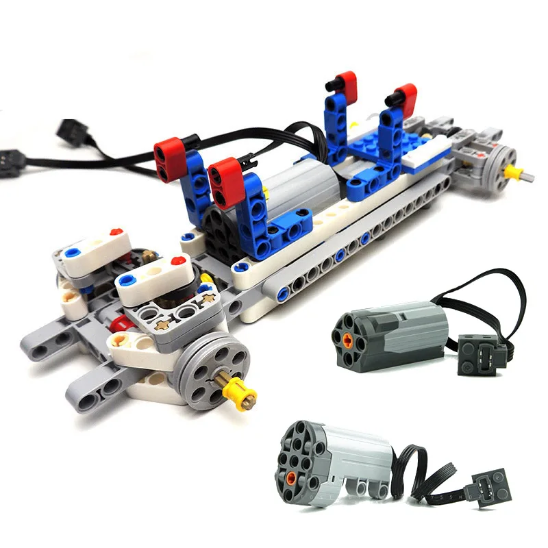 Совместимый с лего Technic автомобильный комплект шасси части электропитания