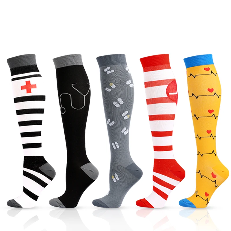 

2021 New Compression Stockings Varicose Veins Basketball Socks Fitness Football Sports Socks Outdoor Activities Cycling Socks