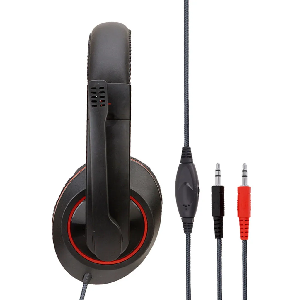 Headphones Wired headset Gaming Headset 3 5mm Over Ear Stereo Gaming Headphone Microphone For N Switch Gaming Headset