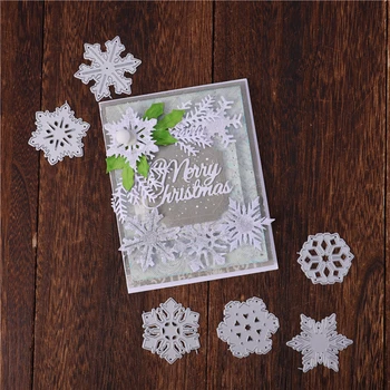 

YaMinSanNiO Snowflake Flower Metal Cutting Dies New for Card Making Scrapbooking Embossing Cuts Home Decor Stencil sCrafts Dies