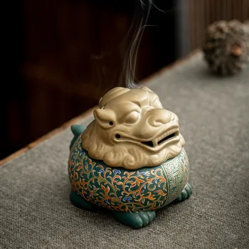 

Creative Waterfall Backflow Incense Burner Ceramic Censer Oil Diffuser Incense Burner Holder Porta Incenso Home Decor BW50XX