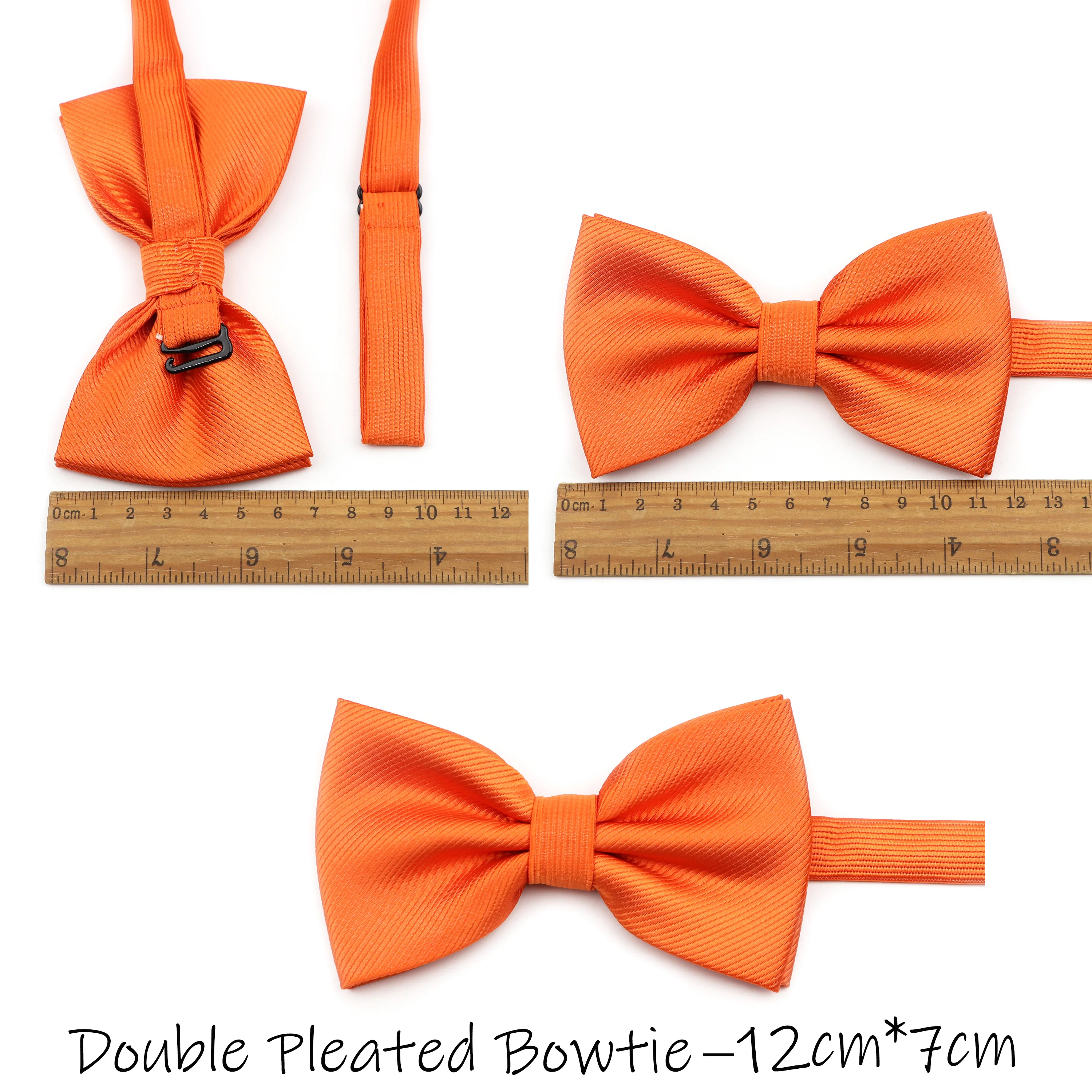 3 Sizes Solid Parent-Child Bowtie Chic Satin Family Butterfly Party Dinner Wedding Design Cute Polyester Bow Tie Accessory bow tie