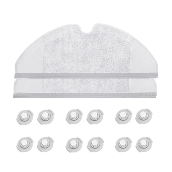 

2PCS Mopping Cloth Pad & 12PCS Water Tank Filter for Xiaomi for Roborock S50 S51 MI Robot Vacuum Cleaner Spare Parts Accessories