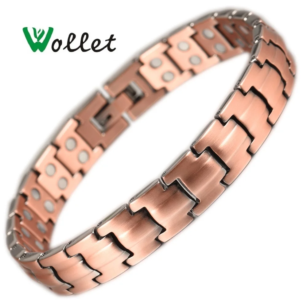 Wollet ювелирные изделия медный магнитный браслет браслеты для женщин здоровая био энергия из магнетита Германия Турмалин ион Инфракрасный