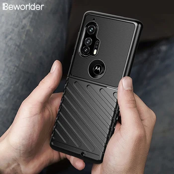 

For Motorola Moto Edge+ Cases Armor Military Protection Rugged Shield Silicone Back Cover For MOTO Edge Plus Phone Case