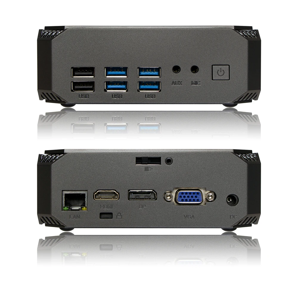Настольный игровой мини компьютер Intel Core i7 7500u с Windows 10/linux NVME SSD HTPC|Мини ПК| |