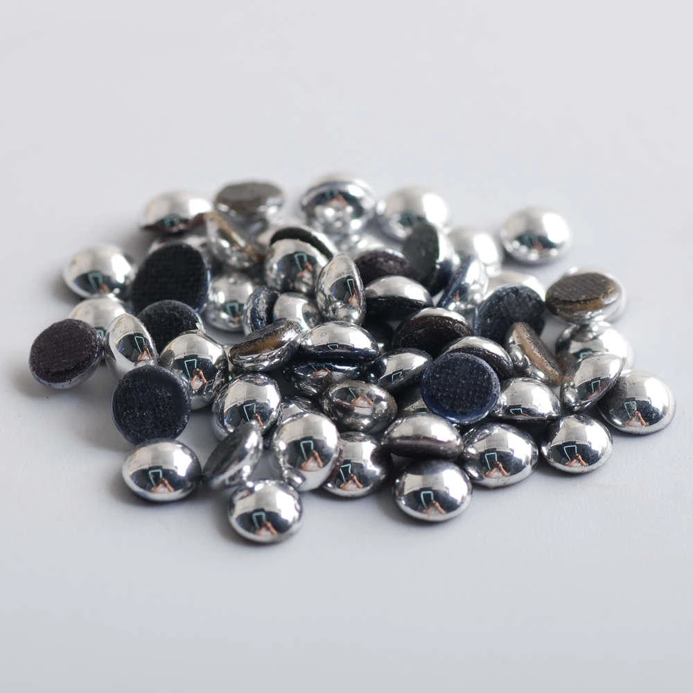 세라믹 핫픽스 라인 석 6mm 13 색 돔 스터드 골드 하프 라운드 크리스탈 Strass 돌 DIY 철 의류 직물 200pcs