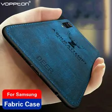 Классический тканевый чехол для samsung galaxy A50 A30, чехол с животным дизайном, силиконовая рамка, чехол для A70 A40 Note 10 S10 Plus M30S A50S