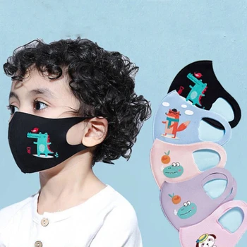 

Cute PM2.5 Washable Mouth Mask Kids Children Cartoon Animal Anti-Fog Anti-Dust Breathable Face Masks