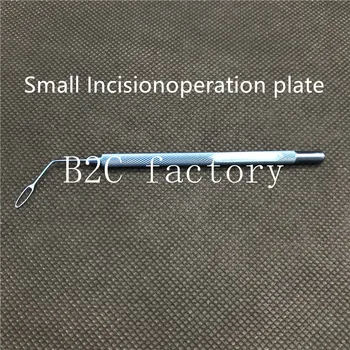 

1pcs 11.5cm Titanium Left Small Lncision Operation Plate Ophthalmic Surgical Instruments