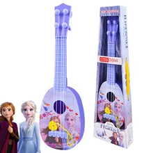 1 шт. натуральная disney Frozen2 Эльза Анна Олаф 34 см детский игрушечный музыкальный инструмент гитара укулеле образования детей Рождественский подарок