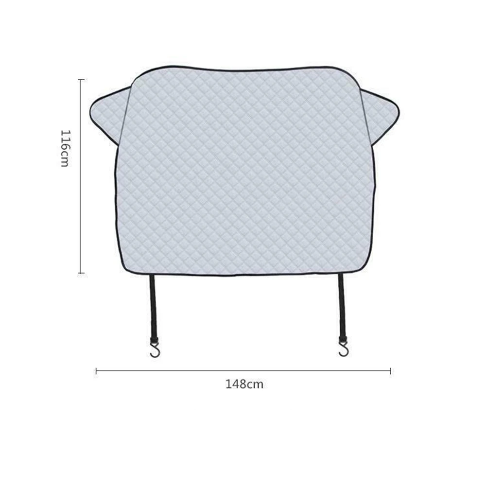 Small For Sedan Автомобиль лобовое стекло Крышка УФ Защита Анти-излучения Зимний снег солнцезащитный козырек - Цвет: Small For Sedan