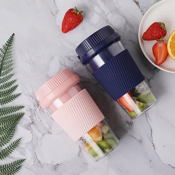 

Portable USB Electric Juicer Machine Smoothie Blender Mixer Food Processor Machine Squeezes Juicer Manual Kitchen Household