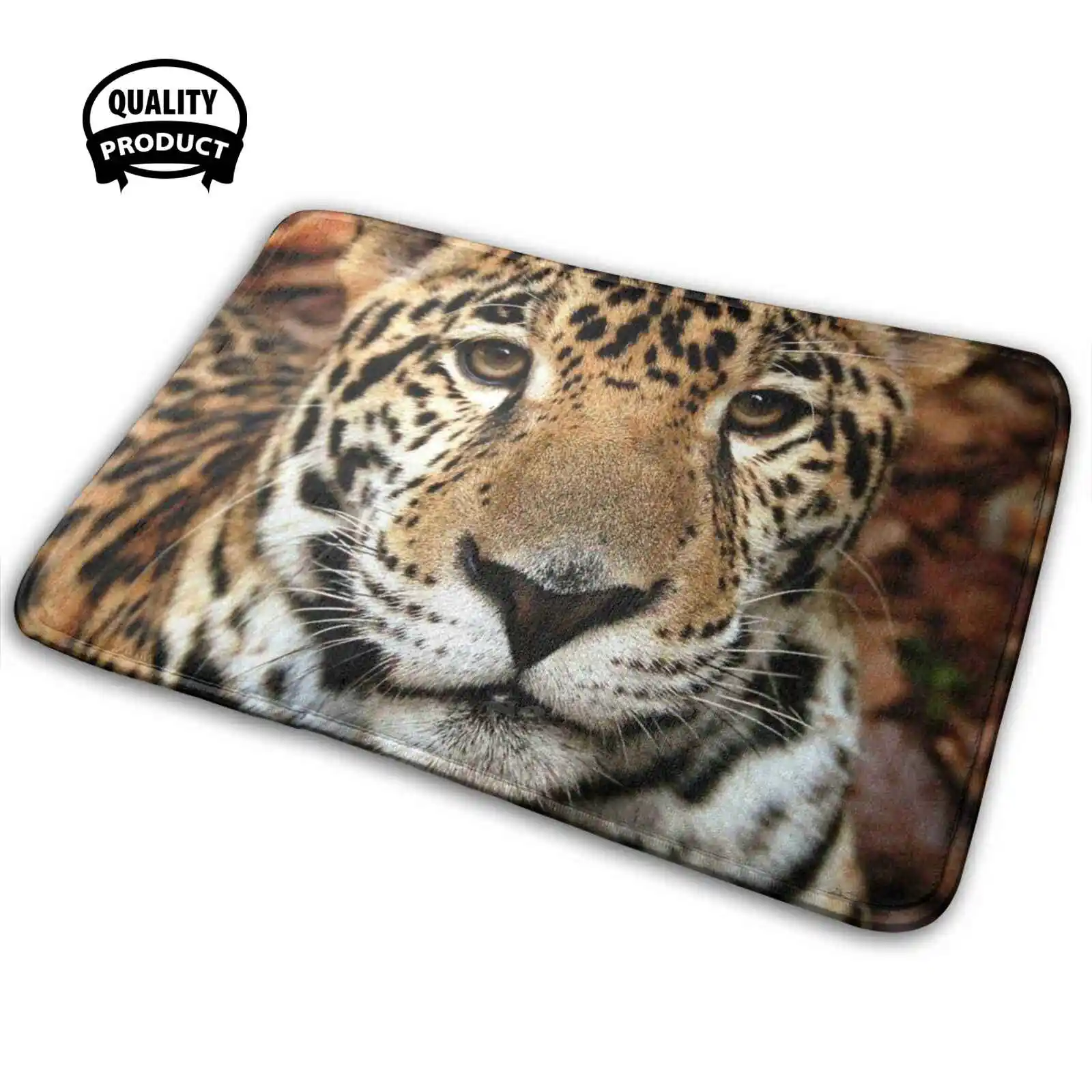 Belizean Jaguar фотография 3D мягкий нескользящий коврик ковер подушка Кот Белиз Белиза