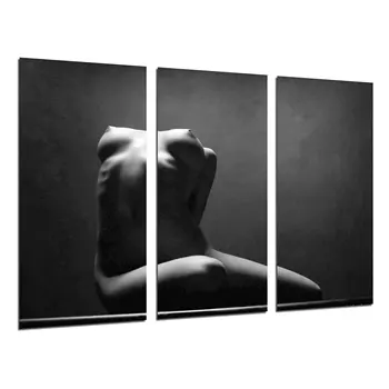 

Women Girl Sexy Sensuous, nude, photo print on wood, modern picture decorative 26366