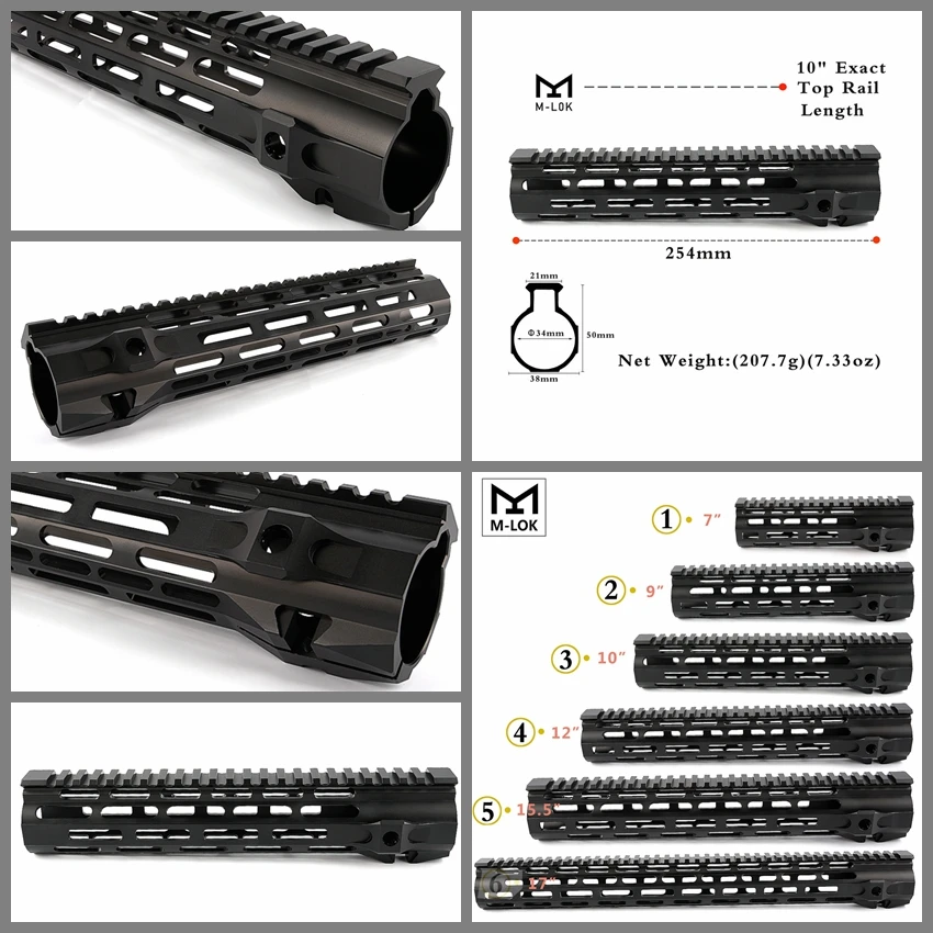 1" тактический ar15 handguard Охота поплавок ar mlok handguard область Монтажная система rail
