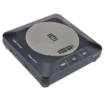 

HD Online Course Lecture Recording Box HDMI VGA In Loop-out Video Capture Card Mic In Headset Out Record Conference PPT Lessons