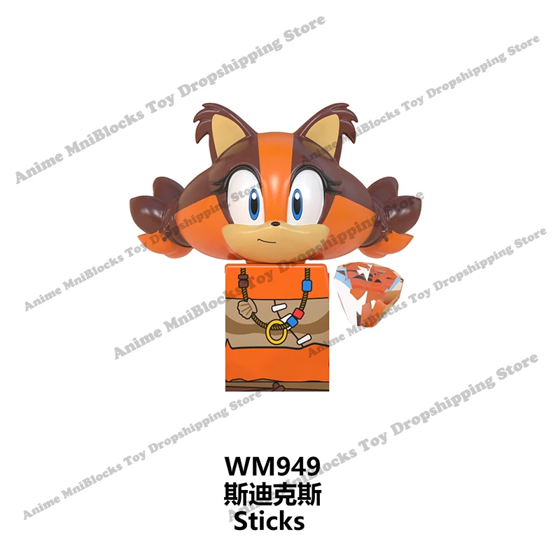 WM6086 WM6087 WM6088 LG1001 anime bricks Sonic Amy Rose Ray Storm Shadow building blocks mini action toy figure Children gifts WM6086 WM6087 WM6088 LG1001 anime bricks Sonic Amy Rose Ray Storm Shadow building blocks mini action toy figure Children gifts