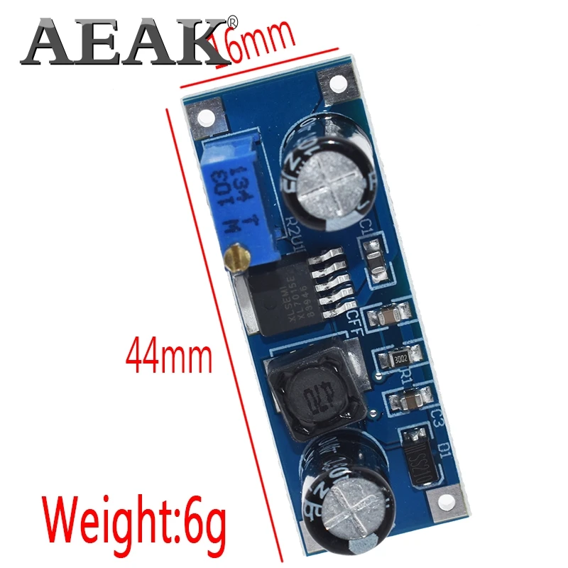 AEAK XL7015 5в 80в DC 0.8A преобразователь постоянного тока понижающий модуль широкий вход