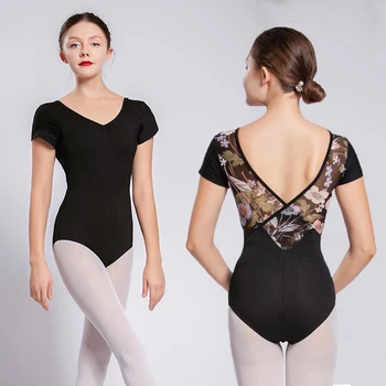 

Ballet Leotard For Women High Quality Mesh Ballet Dancing Costume Professional Adult Gymnastics Leotards American ClothesJL1181