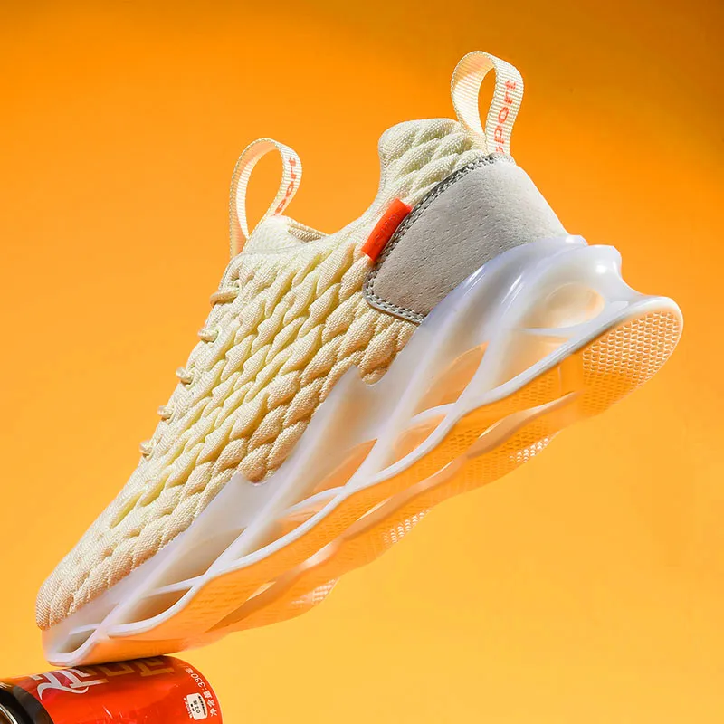 

Men's sneakers running men's shoes flat shoes flying mesh air cushion cushioning breathable men's casual shoes Tenis Masculino