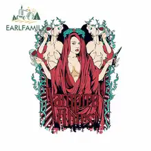 EARLFAMILY 13cm x 10.3cm Sexy Woman Car Stickers Venezuela Vinyl Wrap JDM Polyethylene Oem Cartoon Anime Sunscreen Accessories