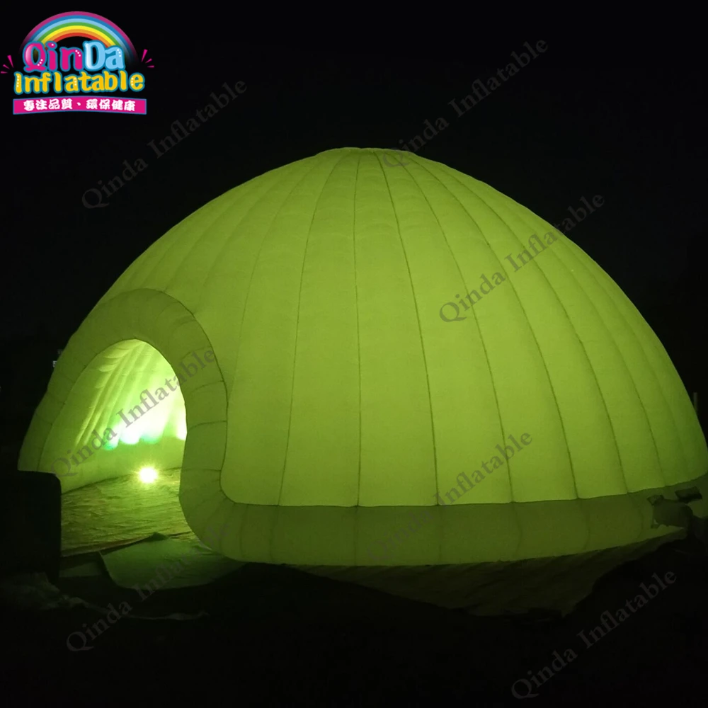 High Quality 10x5m Giant Inflatable Dome Tent,outdoor Inflatable Led Igloo Tent For Party Event 3