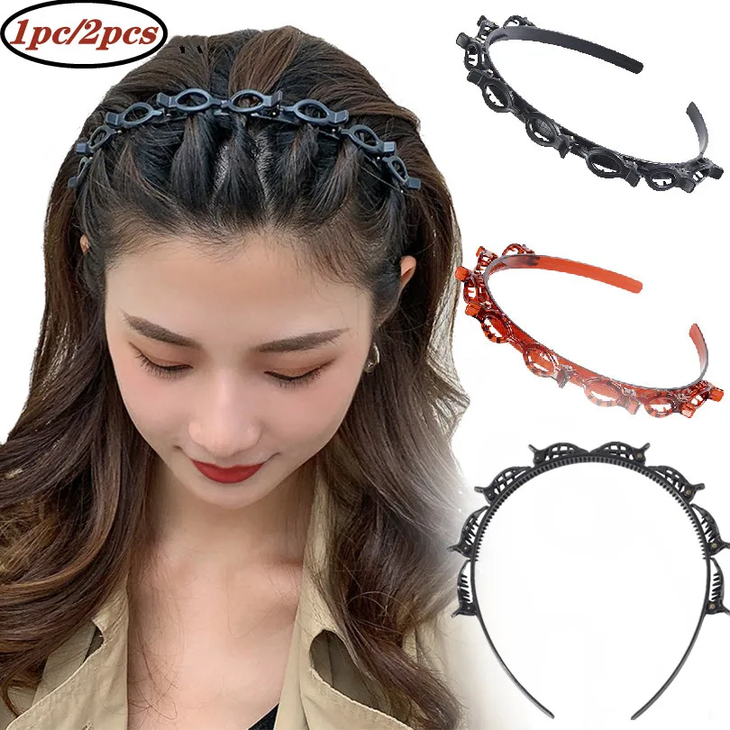 Magic Fashion Sweet Woman Girls Hair Tool Multilayer Plastic Hairpin Lady Convenient Summer Bridesmaid Wedding Makeup Hair Hoops