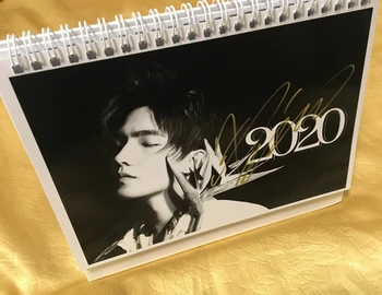 

hand signed Yang Yang autographed Desk calendar 2020 Chinese Pop