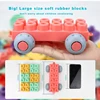 Boxed Baby Toy 3D Soft Plastic Building Blocks Compatible Touch Hand Teethers Blocks DIY Rubber Block Toy for Children Gift ► Photo 2/6