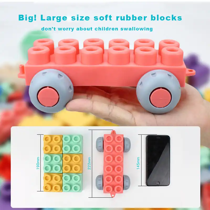 educational 3d soft touch blocks