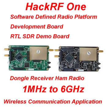 

HackRF One 1MHz to 6GHz Open Source Software Radio Platform Development Board RTL SDR Demo Board Kit Dongle Receiver Ham Radio