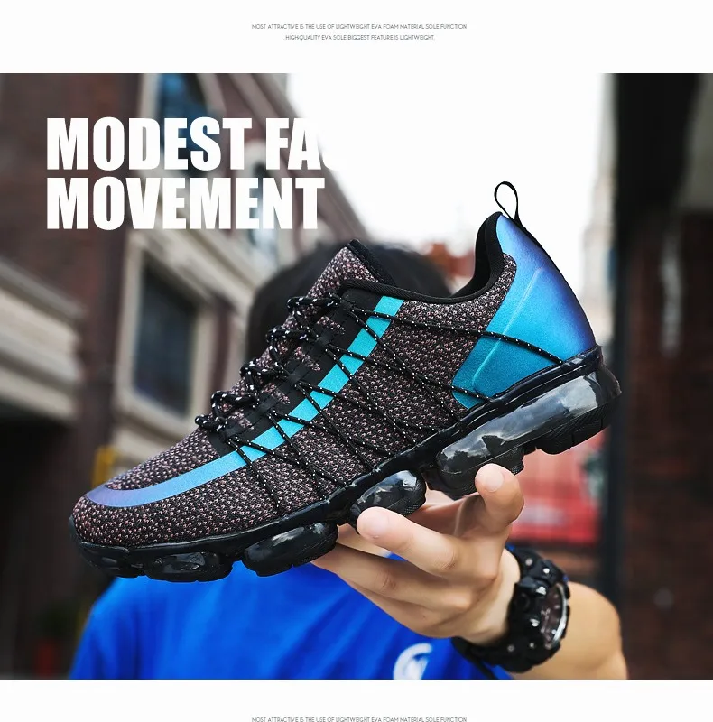 Size38-46 брендовые кроссовки на воздушной подушке Для мужчин кроссовки дышащие кроссовки zapatillas hombre Deportiva; сезон весна-осень Беговые кроссовки