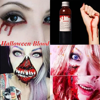 

Artificial Plasma Halloween Party Blood Bag Horror blood capsule Cosplay Party Drama Props Ultra-realistic Fake Blood Props