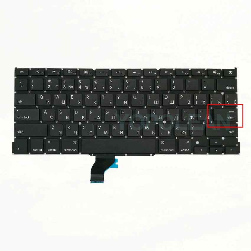 Новая замена для MacBook Pro Retina 13 &quotA1502 RU русская клавиатура маленькая клавиша Enter 2013