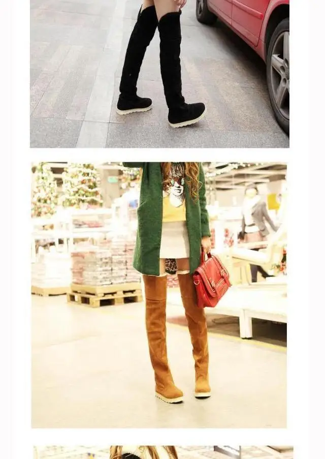 DIJIGIRLS/Botas femininas; обувь выше колена на плоской подошве; Блестящие Зимние сапоги; теплая плюшевая обувь; женские зимние сапоги martin В рыцарском стиле; Прямая поставка
