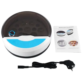 

New 2020 9 Egg Incubator Farm hatching Incubator Automatic Digital Temperature Humidity Control LED Bird Eggs Incubator