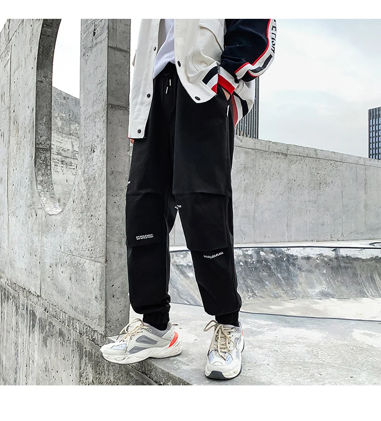 Privathinker, мужские осенние новые японские стильные брюки карго, мужские Модные Повседневные уличные штаны с принтом, мужские джоггеры, брюки в стиле хип-хоп
