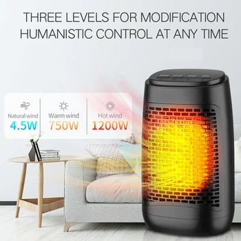 

2020 Double 11Event 2Type1200W EU/UK/US/PSE Plug Standing Desktop Heating Cold and Warm Heater Fan Home Office Room Heater