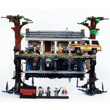 

New 2499pcs City lepining 75810 Stranger Things The Upside Down Building Blocks Bricks Set Children Toys Gift 25010