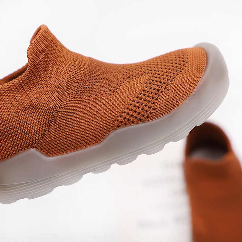 2020 Autumn Baby Girls Boys Casual Shoes Soft Bottom Toddler Shoes Comfortable Non-slip Outdoor Children KIds Knitted Shoes