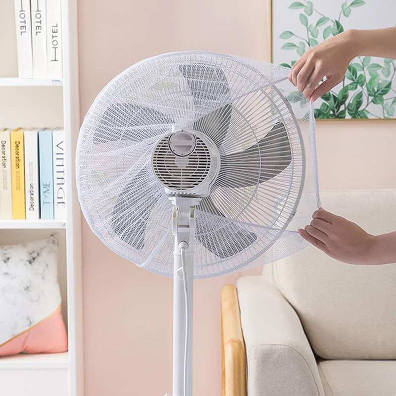 Electric Fan Dustproof Fan Protection Cover Safety Net Cover Anti-pinch Hand Protection Net Home Storage 38/40/45cm