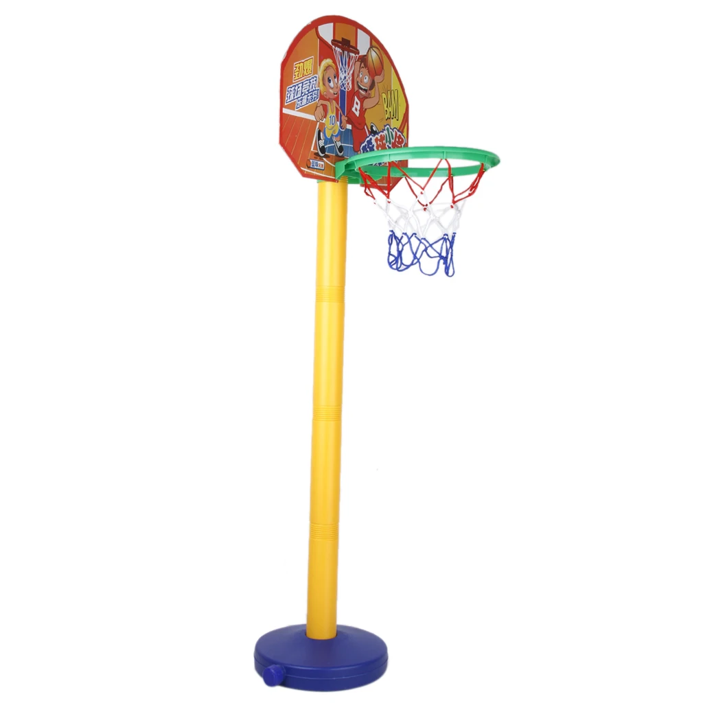 Портативная детская баскетбольная сетка с кольцом с регулируемой подставкой